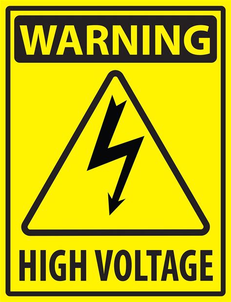 electrical warning signs